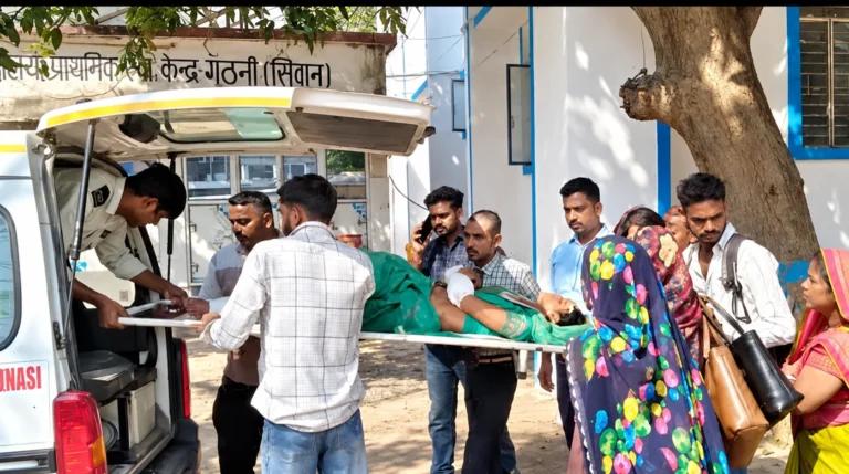 बिहार के गुठनी प्रखंड कार्यालय में बड़ा हादसा, गेट का हिस्सा टूटकर गिरा; महिला सफाईकर्मी घायल