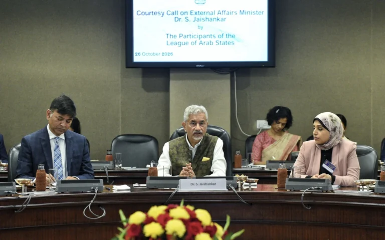 एस. जयशंकर ने अरब देशों के राजनयिकों से की मुलाकात, तकनीक और आर्थिक सहयोग पर दिया जोर