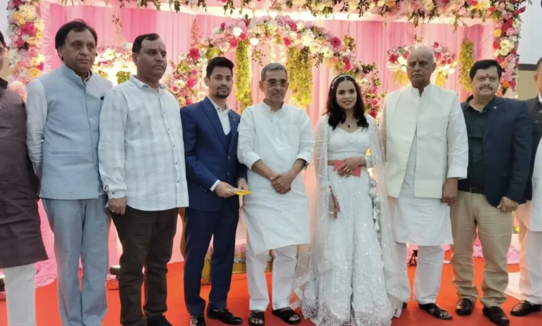 दिल्ली में विज्ञान स्वरूप सिंह की पौत्री की रिंग सेरेमनी में शामिल हुए उपेंद्र कुशवाहा